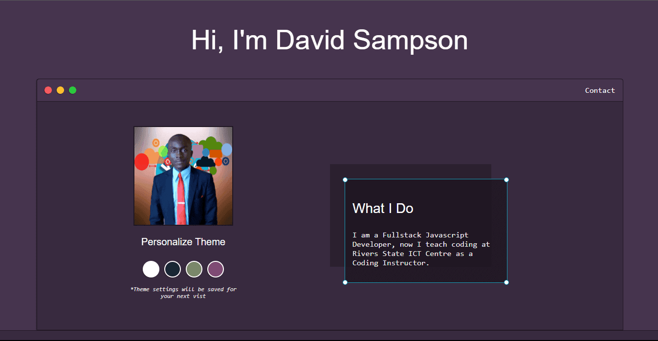 Developer Portfolio