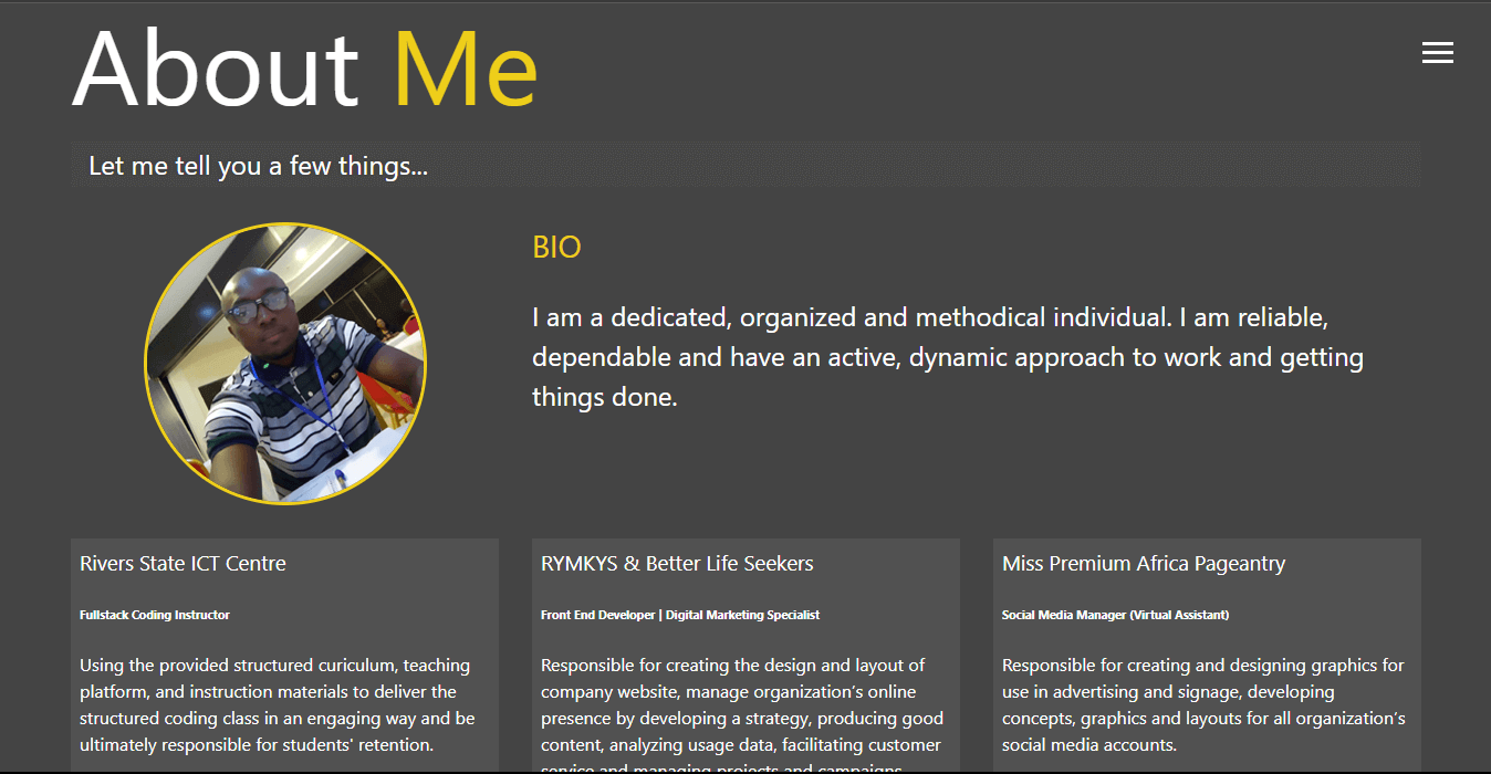 Portfolio Website